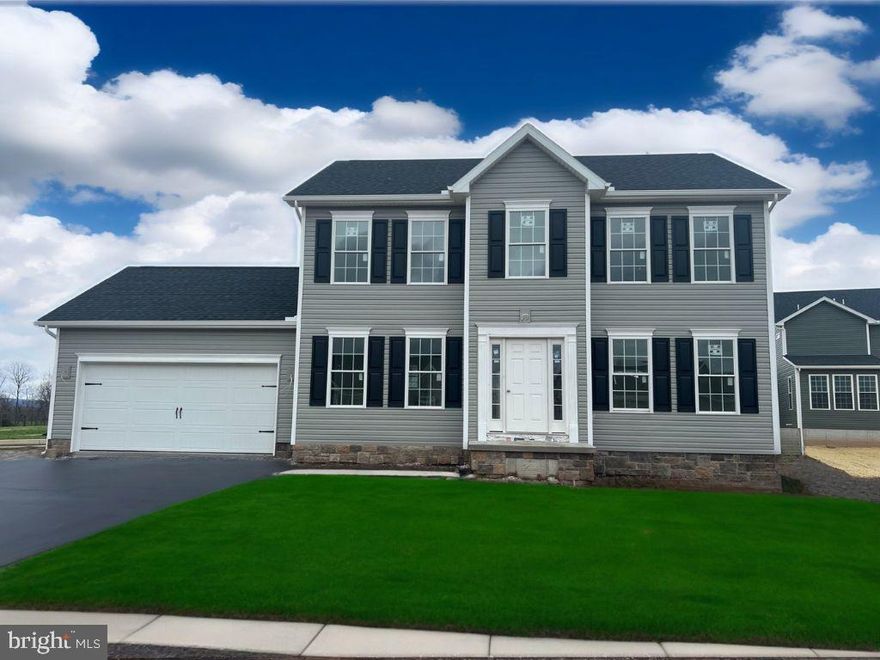 This Abigail Model is Under Construction at Cumberland Village!  Stone to Grade Front & Carriage Style Garage Door shows extra curb appeal. LVP Flooring in Foyer, Closet, Kitchen/ Breakfast, Family Room & Dining Room. Your New Kitchen is complete with Granite Countertops, Stainless Steel appliances, Recessed Lighting and Island for Entertaining. Upstairs- enjoy a laundry room on the bedroom level .The Owner's Suite has a private En Suite, with Confort Height Dual Vanity, and a large walk-in closet. Schedule your showing today and view this home, our decorated Model and other availiable Homes in our Community. Up to $10,000 Closing Assistance with the use of Builder preferred Lender and Title Company.