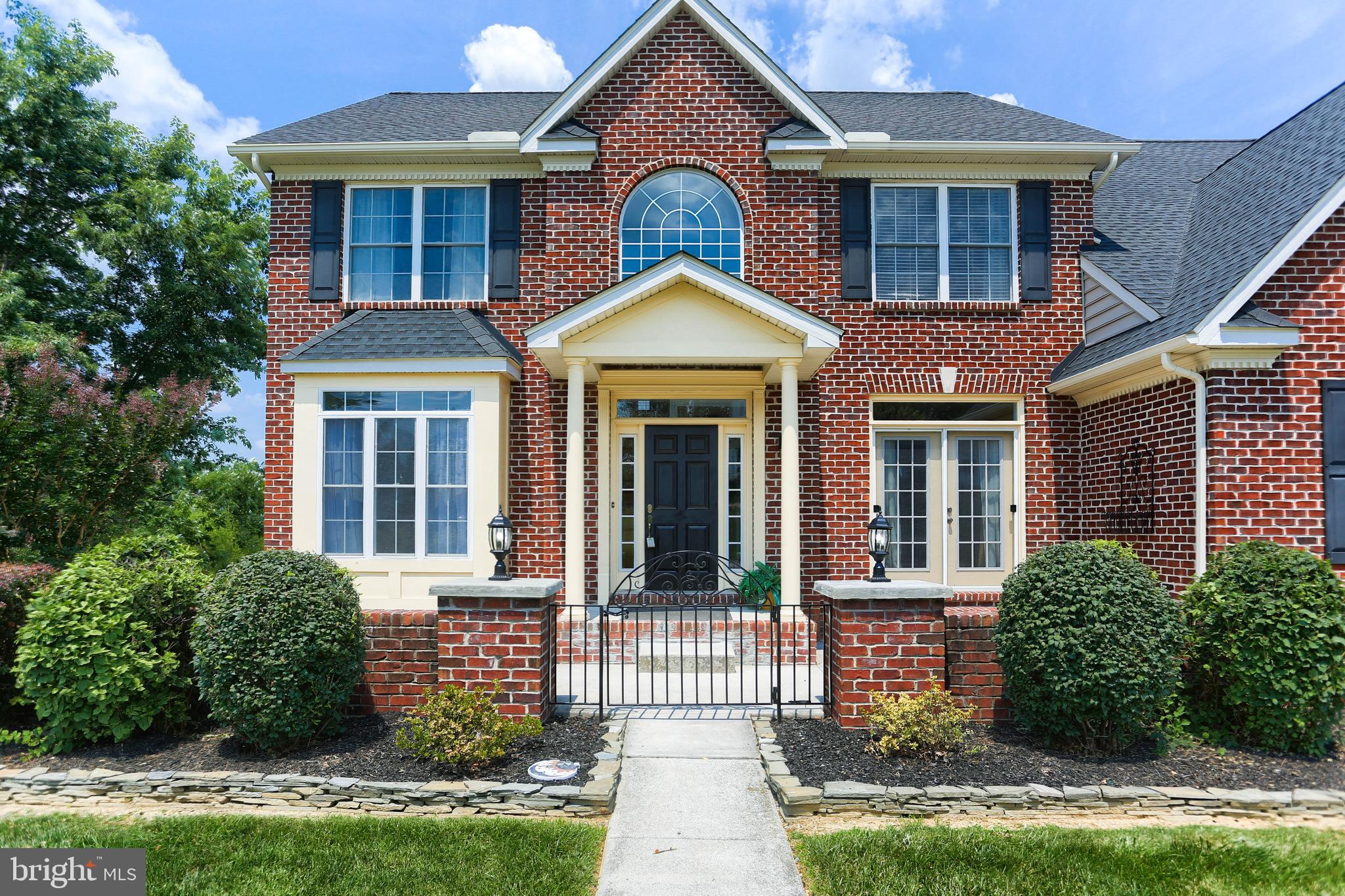 Penn Township. Stunning colonial on approximately 1 acre corner lot in exclusive community. 5 bedrooms 2.5 baths, fireplace, upper floor laundry room, 2 car garage, heated in ground pool....a must see!