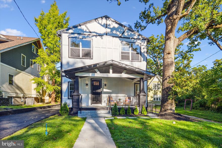 Welcome to 7307 Flower Ave, centrally located in Takoma Park, this stunning bespoke 6 bedroom, 4 bathroom, Craftsman originally built in 1930 has been expanded and updated as of 2024. All with charm. Enjoy the large family room, kitchen, primary suite with spa like bathroom, and generously sized bedrooms! The perfect house to entertain and retreat. All while being steps from Sligo Creek, Parks and Bike Trails. Close to Metro and shopping in Old Town Takoma Park.

Natural sunlight engulfs you as you enter the expansive entertainer’s open floor plan with tall 10-12 foot ceilings. Moving throughout the main level you are welcomed with a family room filled with bespoke light fixtures and with a warm fireplace with access to the backyard.

Toward the dining area and kitchen, see ample cabinetry lining the walls of the kitchen, well complimented by the unique quartz countertops, stainless steel appliances, center island with waterfall counters and a large walk in pantry.

Soak up the sunshine and fresh air from the privacy of the backyard, just off the living room, where your family, friends, and pets can run free without worry.

Retreat to the tranquility of the second-floor primary suite, a luxury spa like en suite with a stand-alone tub, rainfall shower and a walk-in closet with built-in shelving. Each bedroom features high ceilings, generously sized closets and bathrooms. Not to mention a complete laundry room on the same floor.

Additionally, the basement allows for recreation and additional storage space with two additional bedrooms and a full bathroom.

Additional amenities include a private driveway with garage, ample parking spaces, finished basement, a covered front porch, and easy-to-maintain yet lovely landscaping.

Enjoy easy access to area amenities and local hot spots, including plenty of walking biking trails, parks, shopping within Old Town Takoma Park and Downtown Silver Spring, cafes, restaurants, and public transportation into the capital (Washington DC) on the Takoma Park Metro and Silver Spring Metro station's.