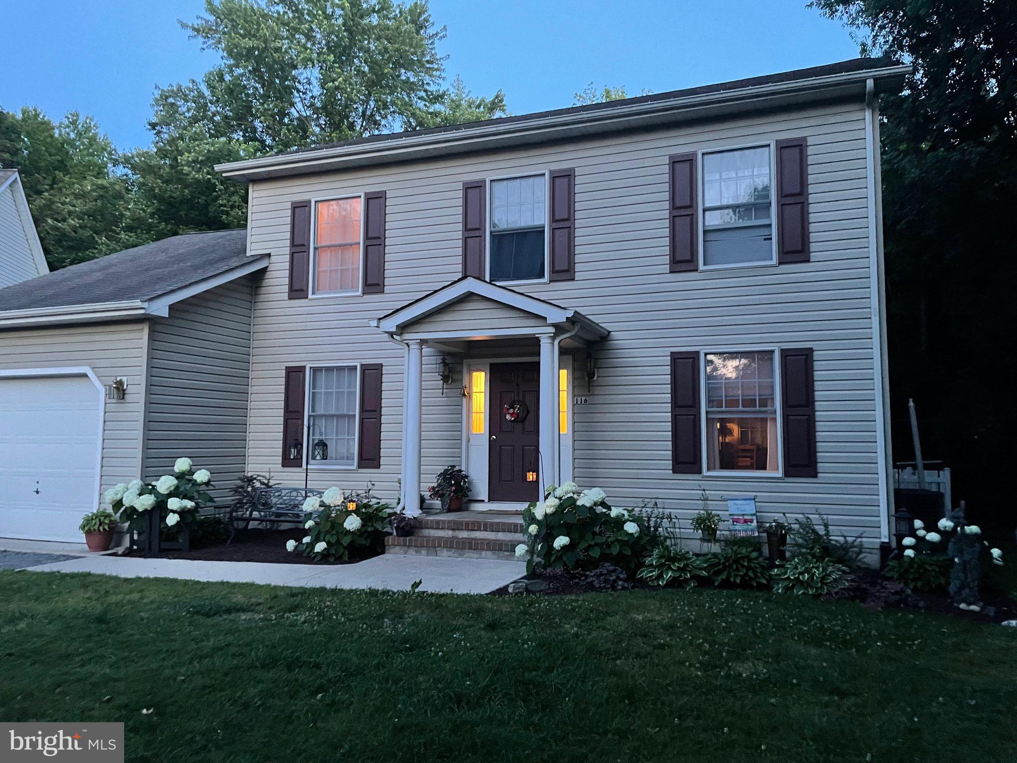 Pride in ownership shows in this 4 bedroom, 2 ½ bathroom, 2,042 sq ft home that sits on just over an acre on a quiet cul-de-sac and within walking distance to Grasonville Elementary School. Nicely landscaped with a deck overlooking the fenced-in backyard where wildlife will entertain you while having your morning coffee. Property extends into the wooded area beyond the picket fence. Open concept living combined with separate dining and family rooms on the first floor. The second floor provides 4 spacious bedrooms, including a primary suite with bonus room over the garage. All appliances convey. Recently installed wood burning fireplace in 2022 and hot water heater in 2024. Commutable distance to Baltimore and DC, and minutes from Bay Bridge and Queenstown Outlets.
