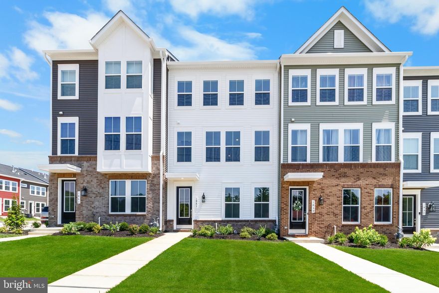 Move in to this beautifully designed townhome in the newly developed Towns at Gambrill Glenn. This spacious and modern layout features a private entry-level bedroom with full bath—ideal for guests or flexible living. The main level boasts an open-concept living area with luxury vinyl plank flooring, oak stairs, and a stunning Classic-style kitchen complete with a center island, upgraded cabinetry, quartz countertops, ceramic backsplash, stainless steel appliances, and ample pantry space.

Upstairs, you'll find well-appointed bedrooms, a convenient laundry area (washer and dryer to be installed before move-in), and a luxurious primary suite with quartz countertops, upgraded tile flooring, and a frameless glass shower.

Located in the heart of Frederick, this vibrant community offers easy access to shopping, dining, entertainment, and major commuter routes including I-70, I-270, and Route 15.