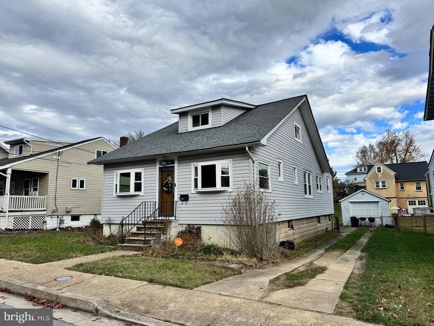 Investor opportunity in Halethorpe! Currently configured as a 2 bedroom, 1 bathroom home with potential for additional finished space on the second floor. There is also an unfinished basement, detached garage, and fenced rear yard. Sold strictly as-is, cash or hard money needed. Great potential for a rental or flip.