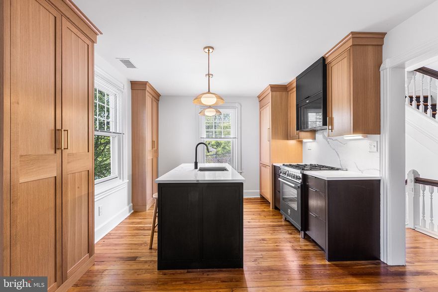 Experience luxury and convenience in this beautifully updated executive rental just a short walk to the heart of downtown Wayne, PA. This upscale property blends modern appliances with the existing old world architectural details. Unit 2 has a private entrance that opens to the first floor with mudroom and private Laundry. This room has programable heated flooring for comfort. Head upstairs to the main level with beautifully renovated hardwood floors, brand-new high-end kitchen appliances and built-in refrigerator. The kitchen is open to the living area. This floor has the large full bath, dining area, and main bedroom. Upstairs offers an additional two bedrooms with sunny windows and hardwood floors. The entire home is newly renovated. There is shared outdoor space along the front of the property and guaranteed 2 car parking. This upscale property offers a seamless blend of comfort and style, featuring sunny living areas, high-end finishes, and a location with all the amenities you need. Enjoy easy access to boutique shopping, top-rated restaurants, and the SEPTA train for a quick commute to Center City Philadelphia.