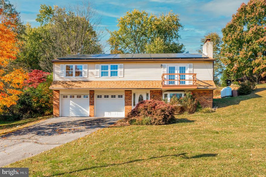 Great New Price!  A rare find in Glenloch!  This single family home offers a wonderful location in a beautiful community.  Pulling up to the home you’ll find a double wide driveway that leads up to the oversized 2 car attached garage.  Park and walk right into the first floor that includes a welcoming family room with wood burning fireplace, a secondary room that could serve as an office, den or bedroom, a half bath, and a large utility room with laundry.  An open staircase to the 2nd floor presents the main living area.  The second floor begins with a large, bright living room with fireplace and French doors to a front balcony, a formal dining room with tile floor and doors to the back patio and deck, and a full kitchen.  Down the hallway, you’ll find a full hall bath with tub, as well as, 3 bedrooms, including a main bedroom with ensuite bathroom.  Pull down stairs from the main hall way give access to the attic space that offers storage and houses the HVAC system to the home.  Another great feature of the home include the solar panels (not owned) that reduce utility costs for the home owner.  Additionally, hardwood floors run throughout the 1st and second floors adding warmth and style.  Located on a cul-de-sac street in community that offers multiple playgrounds, basketball/pickleball courts, a beautiful pond at the entrance, as well as the Chester Creek walking trails.  Just minutes from shopping and restaurants at Granite Run and Media Boro, as well as, close to the Media/Wawa Regional line for easy access train access to Philadelphia.  This home also sits in the Award winning Rose-Tree Media School District.  Don’t hesitate to come take advantage of this great opportunity!