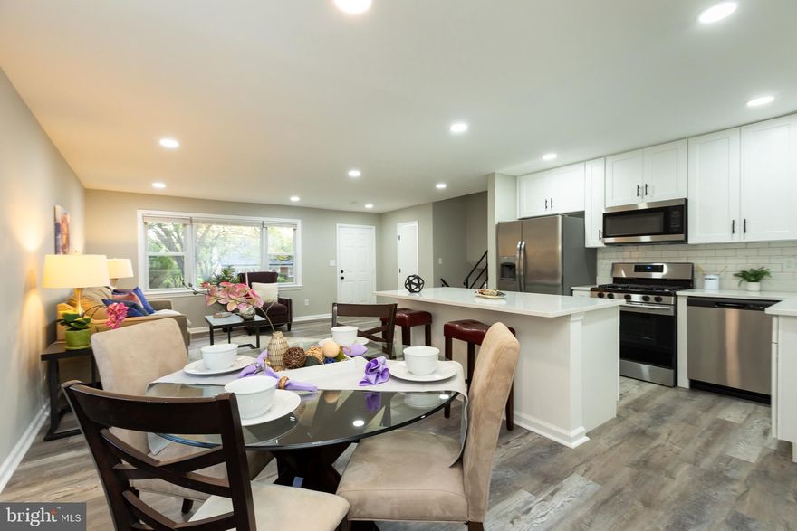 Welcome to this beautifully renovated 3-bedroom, 2-bath split-level home in the highly convenient location of New Carrollton.
 
Step inside to a sun-filled main living area that feels warm, open, and inviting. The fully updated kitchen features 42” cabinets, sleek quartz countertops, a spacious quartz island, and stainless steel appliances—perfect for both everyday living and entertaining.
 
Both bathrooms have been tastefully renovated with modern finishes, offering a perfect blend of comfort and style. The upper level includes two spacious bedrooms with carpet, and a beautifully updated full bathroom.
 
The lower level provides excellent flexibility with an additional bedroom and full bath—ideal for guests, a home office, or extended family. Enjoy the walk-out basement with an open layout and dedicated laundry area, adding both functionality and convenience.
 
This move-in ready home also features off-street parking, a fenced-in backyard, and a storage shed—perfect for outdoor enjoyment and extra storage.
 
Located in a charming, established neighborhood, you’ll love the easy access to parks, shopping, dining, schools, and major commuter routes. Easy access to public transportation to New Carrollton Metro Station, Marc Train, Amtrack, and I-495, making your daily commute a breeze.