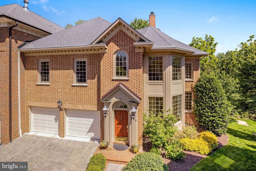 OPEN HOUSE CANCELLED - UNDER CONTRACT.
 
 MANY NEW UPGRADES! HANDSOME SEMI-DETACHED MANOR STYLE HOME WITH ELEVATOR AND OUTSTANDING ARCHITECTURAL DETAIL! GREAT LOCATION JUST A MOMENT ACROSS CHAIN BRIDGE FROM DC.  RAISED PANELED WALLS AND  WAINSCOTTING,  SAND INPLACE HARDWOOD FLOORING, 2 FIREPLACES, 4 BEDROOMS, 3 FULL + 2 HALF BATHROOMS, OWNER'S SUITE WITH SITTING ROOM & FIREPLACE, HIGH CEILINGS, GOURMET KITCHEN WITH VIKING GAS COOKTOP, GOREGOUS NEW 60-INCH MIELE REFRIGERATOR/FREEZER,  OFFICE, WORKOUT ROOM, SAUNA,  MOVIE THEATER ROOM,  EXPANSIVE FLAGSTONE TERRACE WITH VIKING GAS GRILL IN THE BACK GARDEN.  3 CAR GARAGE WITH A LIFT.  HIGH-TECH DIGITAL THERMOSTATS, SECURITY SYSTEM, AND BUILT-IN AUDIO SPEAKERS THROUGHOUT HOME. HOA FEE ONLY $700 PER QUARTER.