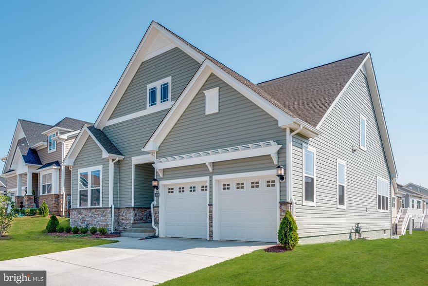 Immediate Delivery - Discover your dream home on a corner homesite! This charming home is located in an Active Adult, age 55 and better community featuring  two-level living  with 4 bedrooms, 3 full baths, a 2-car garage, and an unfinished basement with a separate exit. Enjoy the timeless elegance of granite countertops in the kitchen and an open layout perfect for gatherings. Embrace the opportunity to make this sanctuary your own. Photos for illustration purposes only.