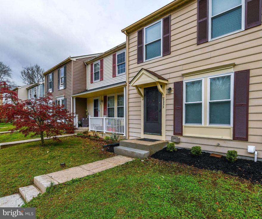 This incredible renovated 3 bedroom 1 full and 1 half bath townhome is located in the highly sought after Asbury Woods Estates subdivision. Located in a highly regarded school district.  Open the front door and the meticulous craftsmanship exudes. This home offers incredible updates and renovations. Enter to gleaming luxury vinal plank floors located throughout the main and upper level. The totally revamped eat in kitchen that includes new cabinets, stainless appliance and quartz counters leaves nothing to be desired. Enjoy your meals in the separate dining room or place a table in the eat-in kitchen. Lounge in the spacious living room. The incredible renovated bathrooms will make you the envy of the neighborhood. There is an extremely large closet in the main suite. The fenced rear yard has space for lounging, and enjoyment. Don't forget the new custom painting, new fixtures, water heater and so much more. You almost have a new construction home here to enjoy. Did we mention the assigned parking spaces right outside your door. This definitely offers location, location, location as you are five minutes from the 295 and 495. You also are five minutes from Columbia and Arundel Mills mall, shopping, fine dining, BWI airport and anything else you could possibly need. This home is a must see. NO FHA CONTRACTS! OPEN HOUSE 4/19/25 1PM-3PM
