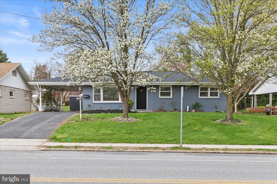 Welcome to 830 Edgar St! This 3 bed 1 bath rancher provides turnkey living at a great price! With 1,066 sq ft of remodeled living space, you do not want to miss this home. Walk in and immediately you will notice the wood cabinets and granite countertops in the kitchen. The main level has refinished hardwood, fresh paint and new overhead ceiling fans. The living room has lots of natural light from the front-facing, picture window. The bathroom has an oversized vanity and standing tub shower. Outside you will notice the painted gray exterior and can enjoy the attached carport parking and secluded, flat backyard! The bones are great as well with forced air central AC, a 2025 roof, vinyl windows, and a full basement. Located directly across from York Catholic School, this home is in a great location! Don't miss your opportunity, schedule your showing today!