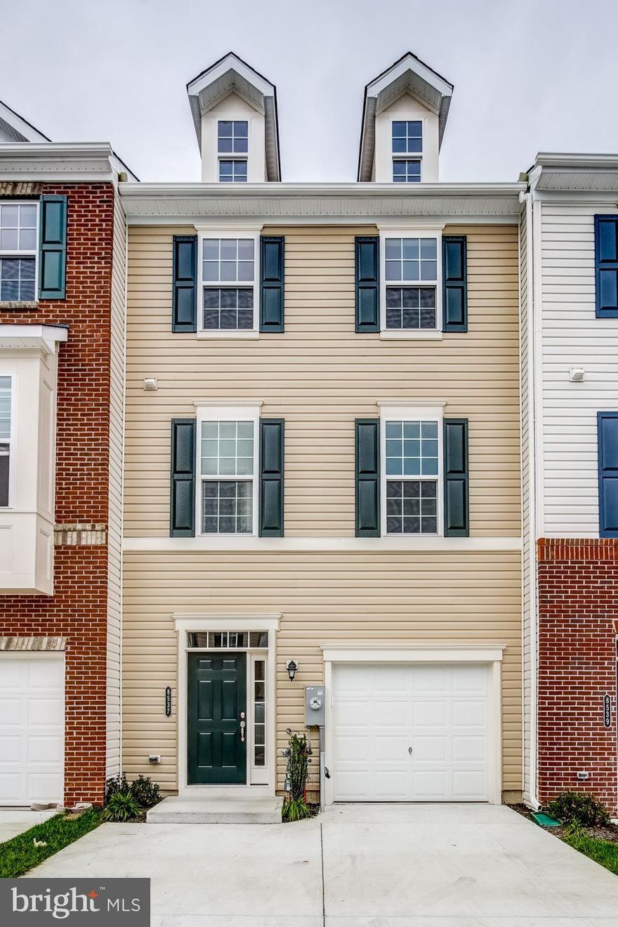 Beautifully maintained interior‑unit townhouse offering comfort, convenience, and modern living just minutes from Fort Meade, NSA, Arundel Mills, Baltimore, Annapolis, and Washington, DC. This home features an open floor plan with a bright, modern kitchen complete with granite countertops, upgraded appliances, and hardwood flooring that flows seamlessly into the dining area. A bathroom is conveniently located on every level, and the upper‑level laundry adds everyday ease.  Upper-level laundry.  Lower level is converted to a bedroom, which can be used as a family room with a full bathroom. The home also includes an attached garage, driveway parking, and a garage door opener for added convenience. Fenced-in yard and a deck.  

Available for immediate move-in.