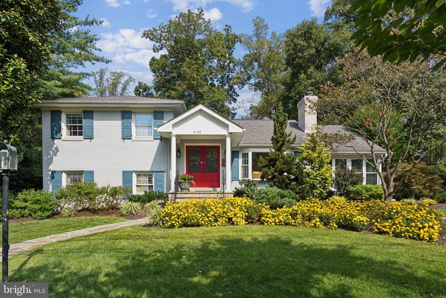 Tucked away on a leafy street in the heart of Bethesda, 8102 Thoreau Drive is a residence where timeless charm meets contemporary living. Encompassing over 3,100 finished square feet, the five-bedroom home has been thoughtfully designed to balance gracious entertaining with everyday comfort—each bedroom complete with its own ensuite bath, offering rare privacy and convenience. The primary suite is further enhanced by its own washer and dryer, with an additional set located on the lower level for ultimate household ease.

Set on nearly half an acre, the grounds unfold like a private sanctuary. A lush garden frames the home, while a tranquil koi pond and a dedicated sport court create opportunities for both serenity and play. Expansive gathering spaces indoors and out make entertaining effortless, whether hosting an intimate dinner or a lively celebration.

Inside, hardwood and tile floors lend warmth and texture, while two fireplaces anchor the living areas with a sense of tradition. Generous windows invite natural light, seamlessly blending the home’s interior with its verdant surroundings. 

With abundant off-street parking and a setting that feels worlds away yet remains moments from Bethesda’s vibrant core, this residence offers the rare promise of both retreat and connection—a home as elegant as it is inviting.

Public record reflects total square footage of 3,168. 
Floor plan reflects total finished square footage of 3,195 (finished) and 4,950 (total including unfinished).
All measurements are approximate. Property details and square footage should be independently verified, and not used for property valuation.