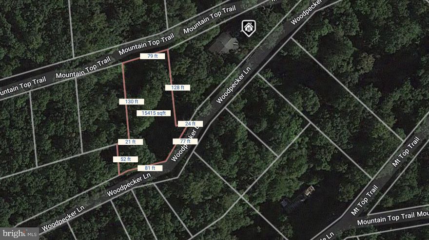 Buildable lot in Jefferson county, great commuter location!  Surrounded by woods.  Has public water with the tap and meter already installed.  It is believed to have high speed internet.  Just a couple minutes to 340 and downtown Harpers Ferry.  The community has a fishing pond stocked for the community.  Has a shed and partial old foundation on property. Agent is owner.  This is the vacant lot next to the white house on 36 Woodpecker Ln, Harpers Ferry.