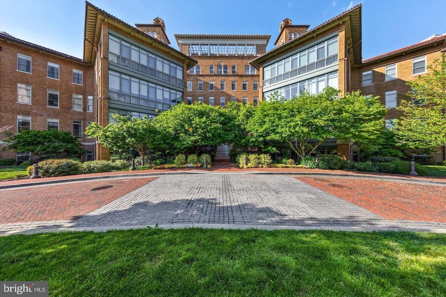 Rare one-bedroom + den located at historic Columbia in the heart of West End. Set on a high floor with soaring 11’ ceilings. Includes one parking space and a private balcony.  The rare added loft den functions perfectly as an office, den, nursery, guest space or formal dining room!  Features include BRAND NEW in-unit washer & dryer, hardwood floors in the main living area, carpet in the bedroom, and a gourmet kitchen with island, Poggenpohl cabinetry, Viking gas range, Sub-Zero refrigerator, microwave. On-site climate-controlled storage unit.  Full-service, amenity-rich building with 24-hour security, concierge, pool, fitness center, and three guest suites. AND Trader Joe’s access from within the building.  Prime West End location with a 100 Walk Score—steps to Metro (three stations), bus lines, George Washington University & Medical Center, the Kennedy Center, Rock Creek Park, Georgetown, Dupont Circle, top dining, and luxury hotels. Easy access to major thoroughfares and National Airport. Pet-friendly.