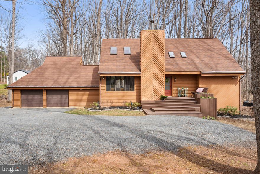 What an opportunity! Beautiful contemporary-style home featuring a bright and open floorplan. Situated on 1+ acres and conveniently located on the DC-side of Warrenton. MBR on main level providing one-level living. Updates include brazilian hardwood floors on main level, living room with stone fireplace, and gourmet kitchen with granite counters & stainless steel appliances. Finished lower level with rec room, game room with wet bar, BR4, FB, and office. Unfinished bonus room above the oversized garage. Recent updates include brand-new carpets, heat pump replaced in 2024, and newer furnace & septic pump. The deck in the back overlooks a very spacious and private backyard. No HOA. This is a must-see!