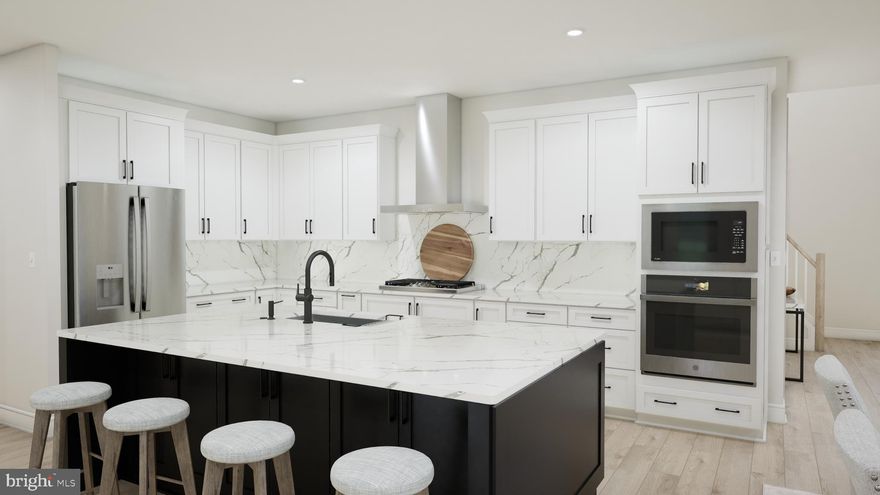 Discover the Exceptional STONE  36-F2 Model at WEST PARK by Van Metre Homes – A Brand-New Single-Family Home with Unmatched Luxury.

Seize the opportunity to own an extraordinary brand-new home at West Park, a premier community by Van Metre Homes. Available for a Summer 2025 move-in, the STONE 36-F2 model offers a sprawling 4,125 square feet of meticulously designed living space across three fully finished levels.
As you enter, you're greeted by a grand 2-story foyer that opens to a spacious, light-filled main level. The open-concept design seamlessly connects the sun-drenched great room to a chef-inspired kitchen that is both beautiful and functional. At the heart of the kitchen lies an oversized island with elegant black shaker cabinets, complemented by striking white wall cabinets—perfect for both meal preparation and entertaining guests. The upper level is home to the luxurious primary suite, a serene retreat completes with a spa-like shower featuring dual vanities, a massive shower with a built-in seat and dual showerheads, and exquisite finishes. Three additional spacious bedrooms, two full bathrooms, and a versatile retreat area provide ample space for family and guests, while a conveniently located laundry room completes the upper floor. The fully finished lower level offers even more living space, including a generous recreation room that opens to your expansive backyard—ideal for outdoor living and gatherings. Need extra privacy? The lower level also includes a separate bedroom and full bath, perfect for overnight guests or multi-generational living. Your 2-car front-load garage is easily accessible from the family foyer, and the large backyard offers ample space for outdoor activities and entertaining.

 As a brand-new construction, this home is built to the highest energy efficiency standards and comes with a post-settlement warranty, ensuring peace of mind for years to come. The STONE 36-F2 floor plan is a testament to modern luxury, blending functionality with sophistication in every detail. Don't miss your chance to experience this stunning home—schedule your private tour today!