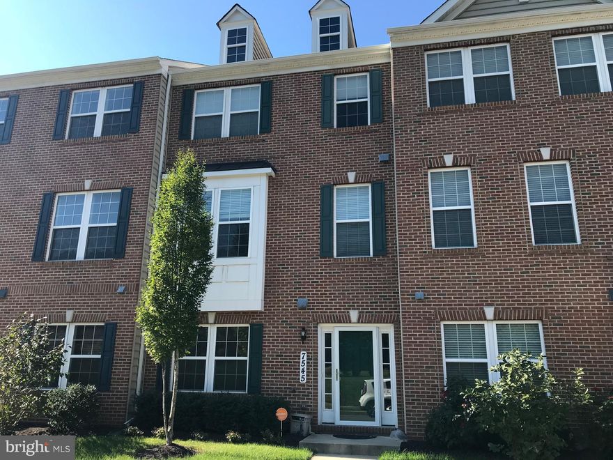 Stunning NEWER 3 BR 4 BA Townhouse boasting hard wood floors, beautiful carpeting, gorgeous kitchen appliances with spacious living area. Large deck in back. Close to DC and Baltimore, located right off Route 100. Close to BWI airport.This one will go fast, DON'T MISS IT!