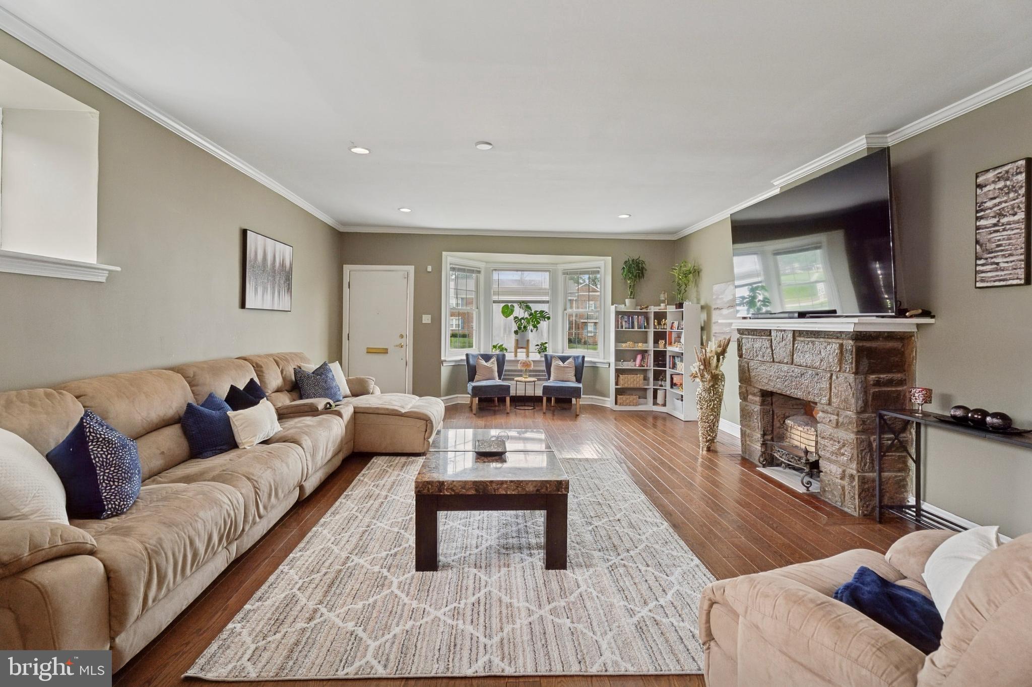 TONS of space, updates, and charm, this MASSIVE end-unit is ALL YOU NEED!
With over 2,000 square feet, this home strikes the perfect balance of spacious and cozy. The first floor features hardwood floors, a massive living room, and a meticulously updated gourmet kitchen with a top of the line gas stove and tons of cabinet and counter space, perfect for entertaining.
Upstairs, you’ll find FOUR true BEDROOMS and TWO recently remodeled full BATHROOMS. The finished basement, which has its own private entrance, adds even more living space and includes a convenient half bath, ideal for guests, multigenerational living, a playroom, or a home office.
There’s an attached two-car garage plus two additional parking spaces out back, so parking is never an issue. A split-level HVAC system keeps the main floor comfortable year-round, the roof is just a few years old and still under warranty, and the water heater was recently replaced as well.
Situated close to major shopping and dining along Cheltenham Ave, with an easy commute to Center City; whether you’re driving or taking public transit, this location truly has it all.