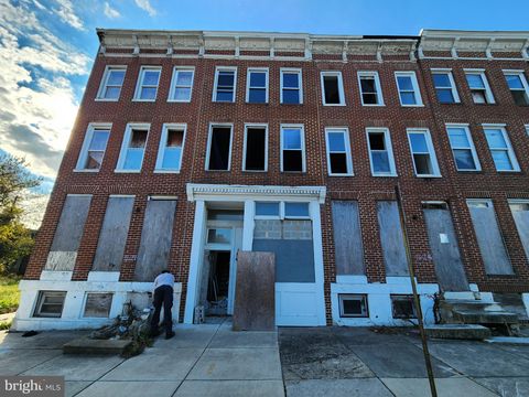 Homes For Sale - 1623 Mosher Street<br/> BALTIMORE, MD 21217
