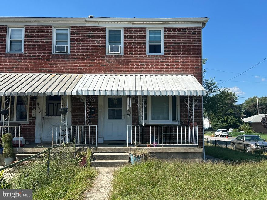 2 bedroom 2 full bath semi-detached being sold AS IS. Started some updates on upper level with the full bath and creating a laundry/storage area where the third bedroom use to be. Needs some TLC and repairs but things are in good working order.