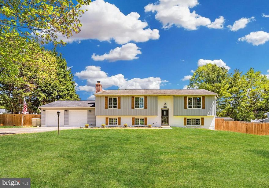 Renovation Completed & Price just Improved!!!

Welcome to this stunning, beautifully renovated, modern-farmhouse-inspired, split-level home, offering OVER 3,000 sq ft of luxurious living space, nestled on a serene .78-acre lot in the highly sought-after Jarrettswood neighborhood in Forest Hill. Every inch of this home has been thoughtfully redesigned to blend contemporary elegance with modern functionality. Featuring a sophisticated mix of premium flooring, a chef-inspired kitchen with a large island, state-of-the-art stainless steel appliances, and striking custom light fixtures, this home exudes refined style. A standout feature is the lower-level, which boasts a fully equipped second kitchen—ideal for an in-law suite or au-pair living. Step outside to your own private oasis: an expansive new deck overlooks a lush, flat yard, while a massive two-story barn outbuilding offers endless possibilities for storage, a workshop, or creative use. The fully fenced yard ensures privacy and a perfect space for entertaining or relaxation. Inside, the gourmet kitchen is a true showstopper, complete with sleek new cabinetry, gleaming quartz countertops, and a spacious island that opens into the living room, creating an ideal flow for modern living. The upper level includes three generously sized bedrooms, including a luxurious primary suite with an oversized walk-in closet and a spa-inspired en-suite bath. Two additional bedrooms share a beautifully updated full bath. The lower level offers a vast fourth bedroom, a cozy family room with a wood-burning fireplace, and a third full bath. A second kitchen and a bright sunroom add flexibility and charm to this already impressive space. Outdoor living is at its finest here, with a freshly landscaped yard, a newly built deck perfect for al fresco dining, and the enormous two-story barn for whatever your heart desires. Featuring brand-new mechanicals and an interior and exterior renovation that blends modern farmhouse aesthetics with luxury design, this home seamlessly combines comfort and style. Located minutes from Bel Air, and surrounded by the tranquility of Forest Hill, this home offers the perfect balance of modern luxury and outdoor living, making it the ideal retreat for those seeking peace and sophistication.