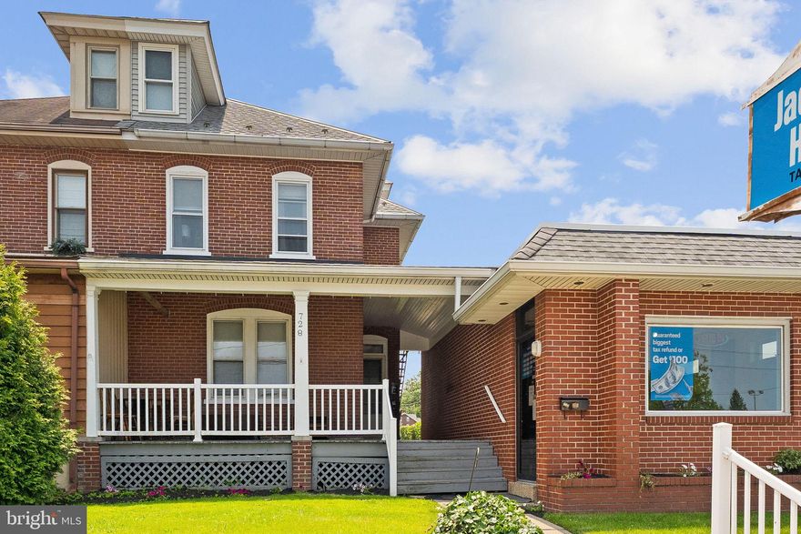 728 W Main St, Lansdale is the epitome of an entrepreneurial dream offering four separate options of income earning potential. The first floor boasts a one bedroom apartment complete with spacious living and separate dining area, as well as a mudroom that could be utilized for extra storage. The second floor is currently a one bedroom apartment with the option of converting it to two with minimal effort. Beautiful wood trim, exposed brick, and natural lighting show the classic beauty throughout both of the apartments. A 500+ sq ft store front in the adjacent building is the perfect space to operate a small business.  At the rear of the property sits a large fully powered, insulated and equipped with heating and cooling, 3 car garage. With a 2 minute car ride or 10 minute walk to downtown Landsdale, 728 W Main St is a conveniently located commercial investment that will continue to pay you back for years to come.
This is a multi unit two apartments one storefront and a 3 car insulated heated garage amazing opportunity!