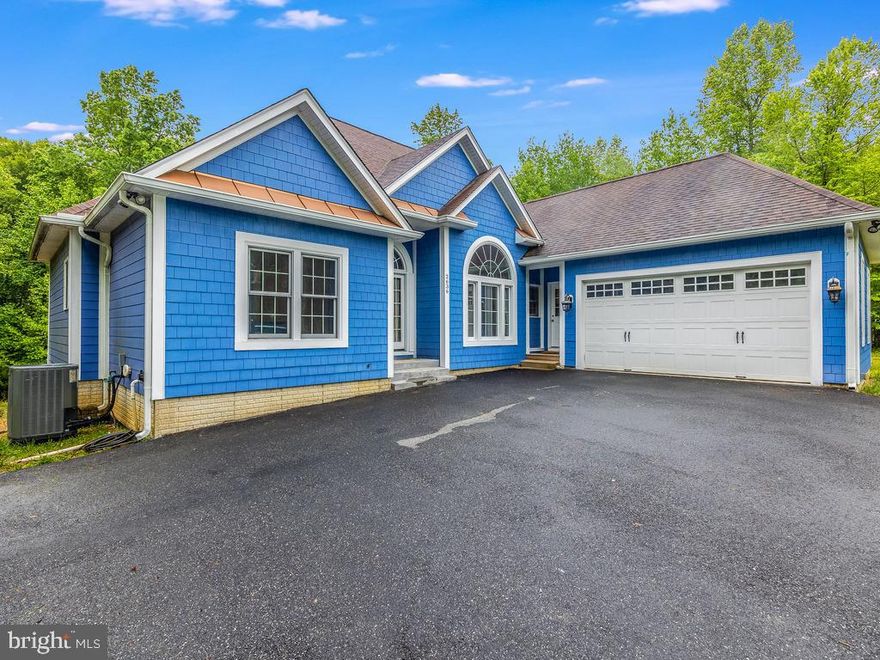 MOVE IN READY, 5BR, 3.5BA Raised Rambler On 10 ACRES w/In Ground Pool! Highlights and Features Include: 16x32 San Juan - Atlantic Fiberglass Pool; Engineered Hardwood Floors; Recessed Lighting; Living Room w/Gas Log Fireplace w/Ceramic Tile Surround & 15 Lite French Doors To Rear Deck; Dining Room off Living w/Engineered Wood Floors & Half Moon Window; Kitchen w/Recessed Lighting, Engineered Wood Floors, Granite w/Ceramic Tile Backsplash, Stainless Steel Appliances w/NEW Dishwasher & Gas Stove, Solid Wood Cabinetry & Pantry; Breakfast Room w/Bay Window & Window Treatments; Mud/Laundry Room w/Ceramic Tile Floors, Built In Cabinetry & Door to 2 Car Garage ; 1/2BA off Laundry Room w/Engineered Wood Floors & Solid Surface Vanity w/Storage; Primary Bedroom w/Carpet & Tray Ceiling w/Ceiling Fan w/Light; Primary Bath w/Ceramic Tile Floors, Water Closet, MAAX Jetted Tub & Step In Shower w/Ceramic Tile Surround & Inlay, Dual Quartz Vanity w/Storage, & 2 LARGE Walk In Closets; Bedroom 2 & 3 w/Carpet & French Door Closets; Jack & Jill - Bathroom 2 w/Quartz Vanity w/Storage, Tub/Shower w/Ceramic Tile Surround & Recessed Lighting Complete The Main Level. The Lower Level Features Rec Room w/NEW Carpet, Gas Log Fireplace #2 w/Ceramic Tile Surround & Wood Wall & 15 LIte French Doors to Rear Patio; Gym w/Bay Window, NEW Carpet & Ceiling Fan w/Light; BR4 w/Carpet & Sliding Glass Door To Rear; BR5 w/Carpet, Ceiling Fan w/Light & French Door Closet; LARGE Bathroom 3 w/Ceramic Tile, Quartz Vanity w/Storage, Tub/Shower w/Ceramic Tile Surround & Linen Closet; FINISHED Storage Room w/Carpet; Utility Room w/Tankless Water Heater(2021) & Energy Star HVAC(AUG 2020) Complete the Lower Level. Additional Highlights Include Fresh Painted Walls;  Fenced in 6ft Deep Fiberglass Pool(2018) w/Stamped Concrete Patio; Rear Deck w/Stairs to Grade; NEWLY Painted Hardiplank Siding(2018); Stone Fire Pit;  As is - Chicken Coop; Roof w/Architectural Shingles; Oversized Side Load 2 Car Garage w/ Work Bench; 10 ACRE LOT PERFECT for Raising Your Own Animals & Gardening w/NO HOA! Don't Miss Out On The Country Feel of This Home While Still Being Close To Shopping, Commuter Lots & I95!