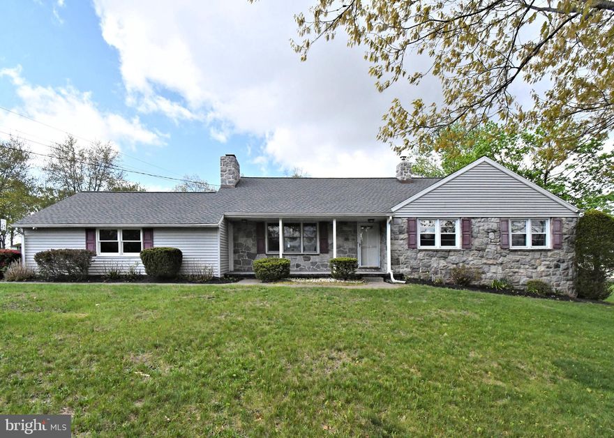 Welcome to 2034 Sunnyside Ave, a charming ranch-style home nestled in a highly desirable neighborhood in Pottstown. This well-maintained home offers timeless quality with a classic, dated style that’s ready for your personal touch.

Step onto the inviting front porch or unwind on the covered rear flagstone porch overlooking the backyard—perfect for relaxing or entertaining. Inside, you’ll find hardwood floors throughout, adding warmth and character to the home.

The spacious living room features a cozy fireplace, while the formal dining room provides an ideal setting for gatherings. The large eat-in kitchen boasts abundant cabinetry (24 handles!) and plenty of room for a table, making it the heart of the home.

This property includes three bedrooms, highlighted by a primary suite with its own en-suite bath. A full hallway bathroom serves the additional bedrooms. Additional features include ceiling fans, a cedar closet, and a full unfinished basement offering excellent storage or future finishing potential.

Outside, enjoy a spacious yard complete with a garden shed, plus the convenience of a two-car attached garage.

With solid construction, great bones, and a fantastic location, this home is a wonderful opportunity to update and make it your own.