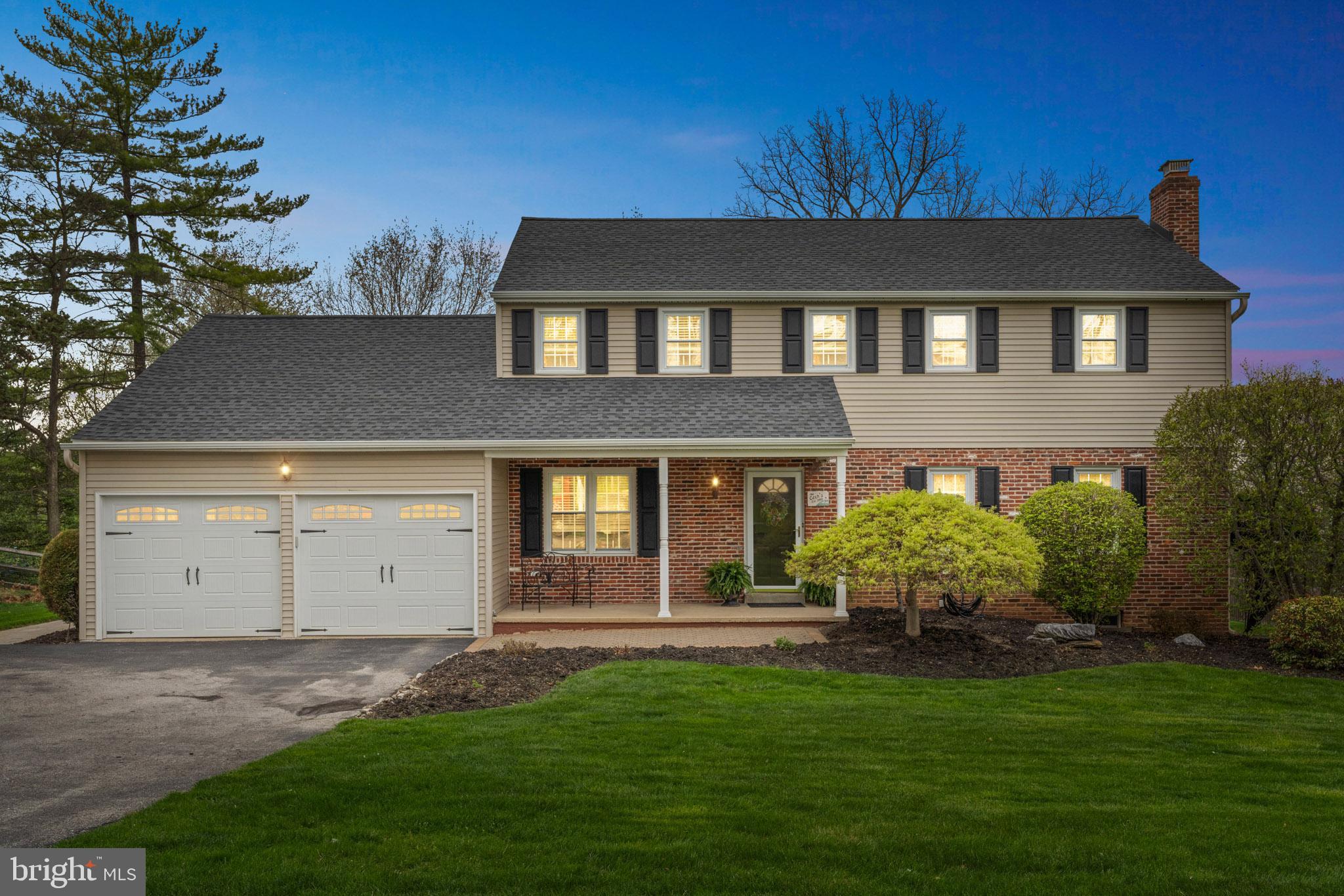 Nestled in a wonderful community within the highly sought-after Tredyffrin-Easttown School District, this beautiful home blends classic charm with thoughtful design. From the manicured landscaped front lawn, step into a warm and inviting space featuring glistening hardwood floors in nearly every room .The spacious living room boasts a lovely mantled fireplace and flows seamlessly into a formal dining room. At the heart of the home is a chef’s dream kitchen, designed to accommodate everything from cozy meals to entertaining a crowd. The kitchen features two ovens, a five-burner stove, and a built-in grill with downdraft for year-round indoor grilling, bbqs or large meals to enjoy in the cheerful breakfast room. You'll also find a prep sink, abundant counter space and plenty of custom details to satisfy any culinary enthusiast. The kitchen opens into the stunning family room - bright and sunny with Palladian Windows, vaulted ceilings and offers gorgeous views of the park-like backyard. There is a main floor bedroom, which can double as a study / home office, a full bathroom, and a conveniently located laundry room as well. Upstairs, the primary suite is a restful retreat complete with an en-suite bath featuring a custom-tiled double shower, granite dual vanity and heated floors. Three additional spacious bedrooms, generous closets and another beautifully finished full bath complete this level. The finished lower level provides a versatile space ideal for movie nights, or year-round entertaining. There are recessed lighting and natural light from multiple windows for day through evening events or just kicking back to catch the game. An additional half bath is also on this level. Step outside to enjoy the two-tiered paver patios, perfect for outdoor gatherings or peaceful mornings with your coffee. The emense green backyard offers privacy, serenity, and space to relax. Don't miss this opportunity to own a very special home with space, thoughtful care and many updates including a newer roof, in one of the Main Line’s most desirable locations. — ready for you to move right in. Some of the areas best dining and shopping, quaint main streets, cafes and parks are all nearby.