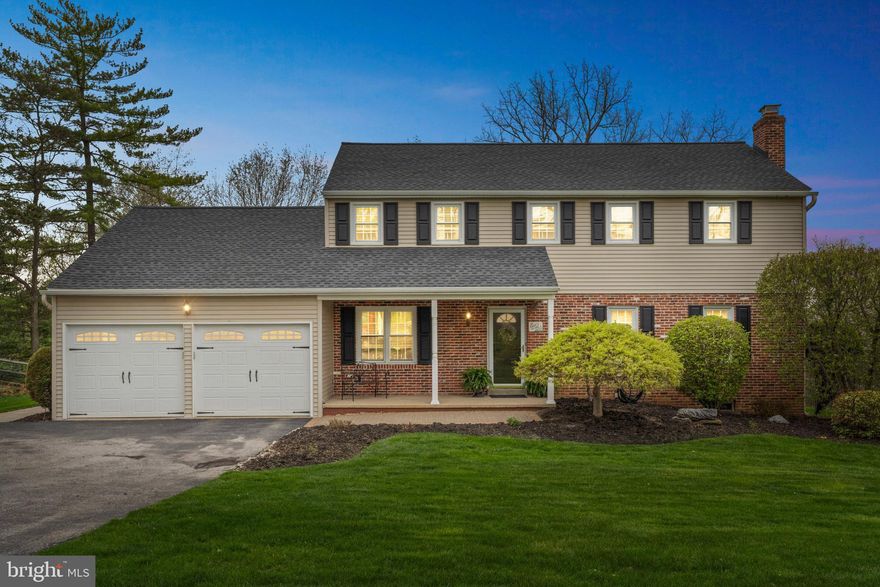 Nestled in a wonderful community within the highly sought-after Tredyffrin-Easttown School District, this beautiful home blends classic charm with thoughtful design.   From the manicured landscaped front lawn, step into a warm and inviting space featuring glistening hardwood floors in nearly every room .The spacious living room boasts a lovely mantled fireplace and flows seamlessly into a formal dining room. At the heart of the home is a chef’s dream kitchen,  designed to accommodate everything from cozy meals to entertaining a crowd. The kitchen features two ovens, a five-burner stove, and a built-in grill with downdraft for year-round indoor grilling, bbqs or large meals to enjoy in the cheerful  breakfast room. You'll also find a prep sink, abundant counter space and plenty of custom details to satisfy any culinary enthusiast. The kitchen opens into the stunning family room - bright and sunny with Palladian Windows, vaulted ceilings and offers gorgeous views of the park-like backyard. There is a main floor bedroom, which can double as a study / home office, a full bathroom, and a conveniently located laundry room  as well.  Upstairs, the primary suite is a restful retreat complete with an en-suite bath featuring a custom-tiled double shower, granite dual vanity and heated floors. Three additional spacious bedrooms, generous closets and another beautifully finished full bath complete this level. The  finished lower level provides a versatile space ideal for movie nights, or year-round entertaining. There are recessed lighting and natural light from multiple windows for day through evening events or just kicking back to catch the game. An additional half bath is also on this level. Step outside to enjoy the two-tiered paver patios, perfect for outdoor gatherings or peaceful mornings with your coffee. The emense green backyard offers privacy, serenity, and space to relax. Don't miss this opportunity to own a very special home with space, thoughtful care  and many updates including a newer roof, in one of the Main Line’s most desirable locations. — ready for you to move right in.  Some of the areas best dining and shopping, quaint main streets, cafes and parks are all nearby.