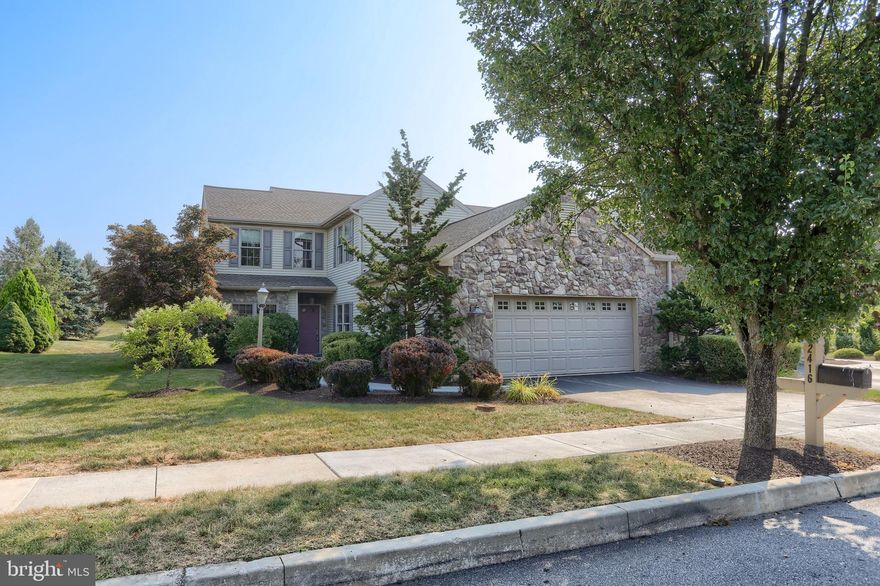 Spacious patio home in Derry Township's desirable Stone Creek neighborhood features a super functional floorplan that includes a first-floor primary suite. Enjoy a more carefree lifestyle here and let the HOA take care of the outside work for you.  The home has a brand new roof and the air conditioner was replaced in recent years.  The spacious living room features a gas fireplace and a vaulted ceiling, creating an inviting and airy atmosphere. It seamlessly flows into the dining room, making it perfect for entertaining and family gatherings.  French doors off the DR lead out to a delightful 16x13 screened porch overlooking common area featuring beautiful tile flooring and offering a perfect spot to dine and relax in mild weather.   The kitchen includes a cozy dining area, tile flooring, Corian countertops, and a convenient pass-through to the dining room, enhancing the home's open and connected feel.  The primary bedroom boasts a vaulted ceiling and a luxury bath with a whirlpool tub, double vanity, separate shower and large walk-in closet. Additionally, the second-floor bonus room with skylights is ideal for an office retreat, providing loads of natural light.  This super convenient location is just minutes from Penn State Hershey Medical Center and also offers quick and easy to access to highways and the airport.  One year home warranty is provided for peace of mind.  The home needs some TLC, but its layout and features make it a standout choice with great potential.  Add this delightful home to your must see list!