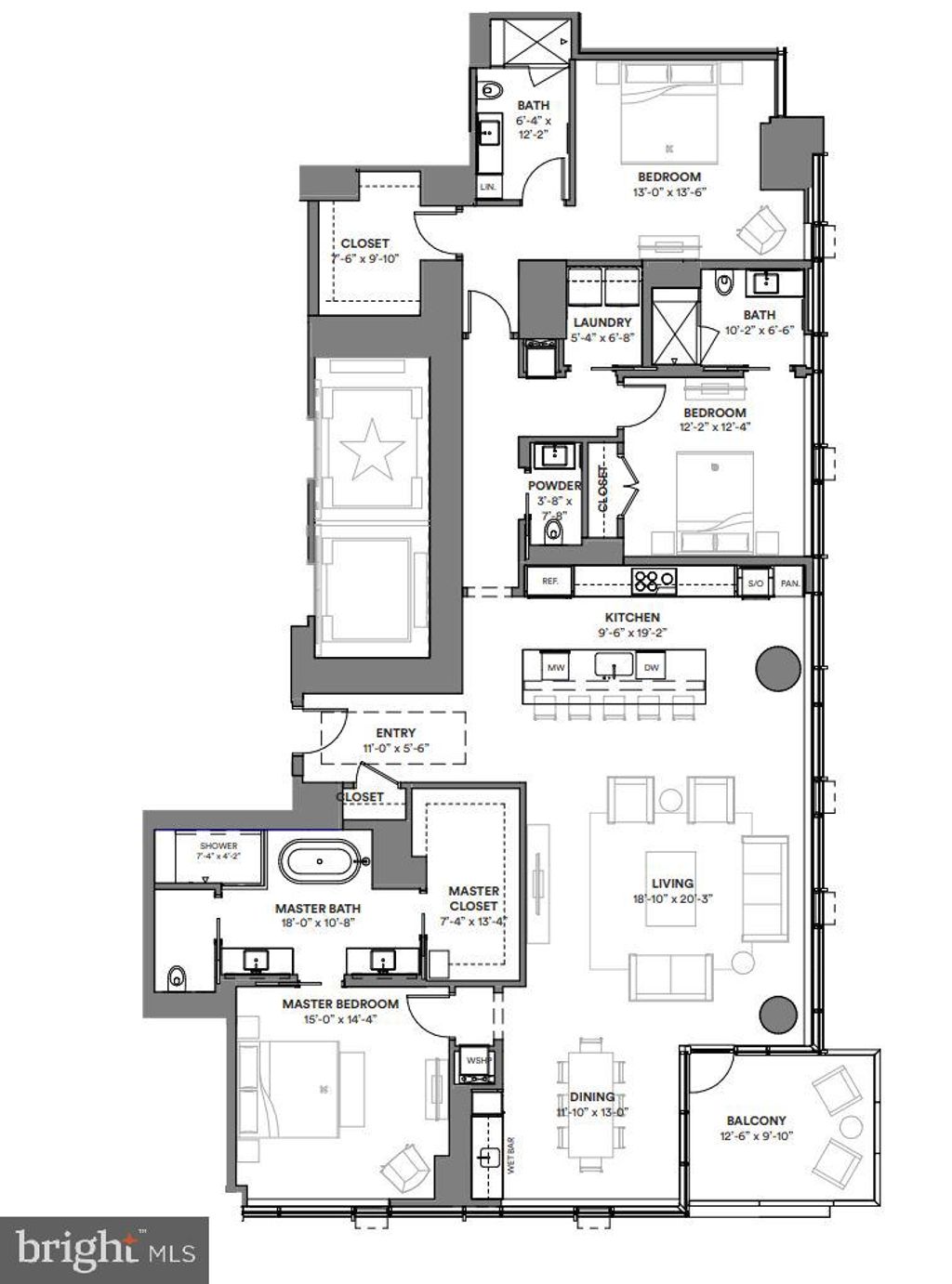 Photo of 1911 Walnut Street #UNIT 3001, PHILADELPHIA, PA 19103 (MLS # PAPH2545664)