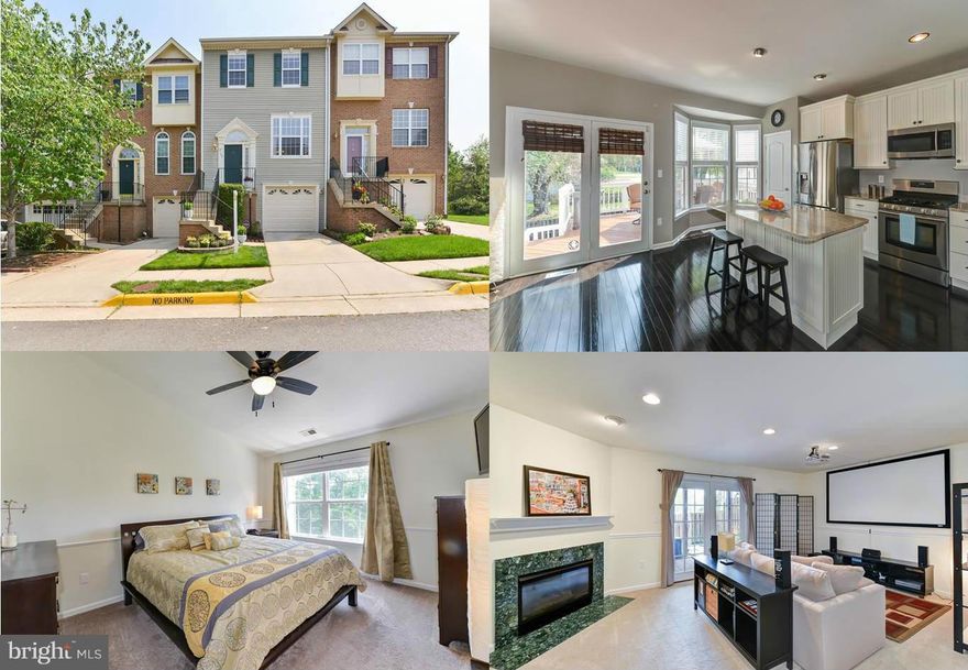 Stunning updates throughout! Walk into a bright, open floor plan with hardwood floors leading into a custom kitchen w/ granite, stainless steel appliances, and custom cabinets. HVAC under 3 yrs old. Private deck with patio underneath. Media room w/ gas fireplace & walk-out to private fenced-in backyard! Minutes from Lorton VRE, Springfield Metro, Ft Belvoir, restaurants & shopping!