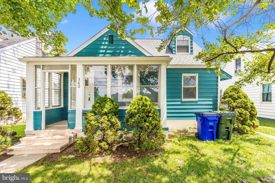 Cape Cod for Sale! Walk into your spacious living room with hardwood flooring. Kitchen white custom cabinets, quartz countertops and updated appliances. Bathroom updated with new tub, vanity and flooring. Two bedrooms on the main level, one bedroom on the second floor. Lower level unfinished with room to finish more living space after you purchase the property. Covered front porch. Huge backyard and one car garage. Great location close to shopping, restaurants and major highways.