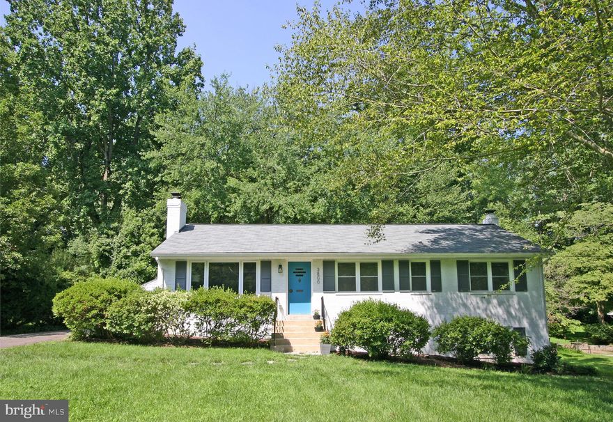 Lovely updated brick home with detached garage on quiet street near Lake Barcroft. This home has been taken down to the studs and completely remodeled. Quality finishes throughout. Master bedroom has beautiful en-suite bath and loads of closet space. The open floor-plan is wonderful for today's lifestyle. The kitchen walks out to the spacious back yard which in turn leads to parkland. The lower level features a terrific laundry room as well as an inviting family room with fireplace and a fourth bedroom and full bath. The front yard has an underground sprinkler system. The detached garage has space for a car and plenty more for storage. Plenty of shopping and restaurants nearby.