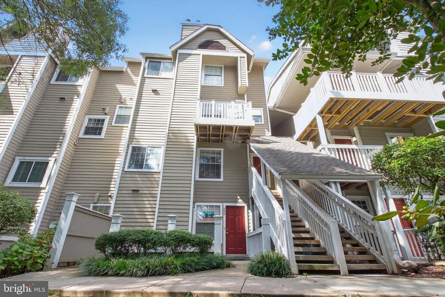 Rarely-available 3-bed, 3-bath condo with over $40K in upgrades within the sought-after Gables on Tuckerman community, a garden style neighborhood with easy access to Grosvenor Metro and Pike & Rose! This light-filled home showcases newer luxury laminate flooring (2024), fresh paint, and triple-insulated windows (2025) throughout. The chef’s kitchen, fully updated in 2024, boasts new white shaker cabinets, granite countertops, stainless steel appliances, and a spacious peninsula with bar seating that flows seamlessly into the dining area. Perfect for entertaining, the living room offers a cozy wood-burning fireplace with updated hearth (2024) and opens to a private balcony, an inviting spot for outdoor relaxation. The main-level bedroom and full bath with a walk-in shower offer flexibility as a private home office or guest suite. A convenient laundry closet with new washer and dryer (2024) is located nearby. Upstairs, the generous owner’s suite offers a large walk-in closet and a spa-like en-suite bath with a new granite-topped vanity (2024) and tub/shower combo, creating the perfect private retreat. A 3rd bedroom, 3rd full bath and hallway closet complete this level. Plenty of unassigned parking for residents and guests. Other recent updates include newer light fixtures, deck, and toilets in all bathrooms (2023-2024). Enjoy all of the community amenities including pool, hot tub, sports courts, and clubhouse with gym. This pet-friendly community is just one mile to Grosvenor Metro, Whole Foods, Bethesda Trolley Trail, and all the shopping and dining that Pike & Rose has to offer. Walter Johnson HS district. Don’t miss this!