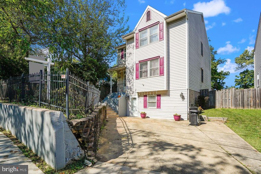 FIRST OPEN HOUSE ON SUNDAY, 4/12!   Welcome to this Contemporary beauty in sought-after Takoma Park.  This spacious home features approximately 3,290 square feet of finished living space with seven bedrooms and three and a half bathrooms on three levels.  The primary bedroom on the upper level has a full bathroom and a walk-in closet, and there are three additional sizeable bedrooms on that floor.  The home's kitchen is equipped with quartz countertops, maple cabinets, a wall oven and a 5-burner gas cook top in the center island.  A kitchen bay window has a view of the rear deck and back yard. The kitchen overlooks a cozy family room, with glass doors to the generous deck and the large, flat, fenced back yard that offers a storage shed, a patio and garden beds for flowers and vegetables.  The home has 9-foot ceilings, hardwood floors (oak and Brazilian cherry wood), chair and crown moldings, and a first-floor laundry closet and half-bathroom.  
Additionally, the home has a separate in-law suite with a ground-level entrance, three basement bedrooms or office/workout spaces, a full bathroom, and a kitchenette.  The home is heated by a 2-zone gas system and has central air conditioning. This home blends comfort and convenience in a quiet setting that is near community gardens and parks, is one mile to the Takoma Metro Station, and is a short commute to restaurants, shops and entertainment in downtown Takoma Park, Silver Spring and DC.  A home warranty is being offered by the Seller.  There is a lot to see here.  Welcome Home!!