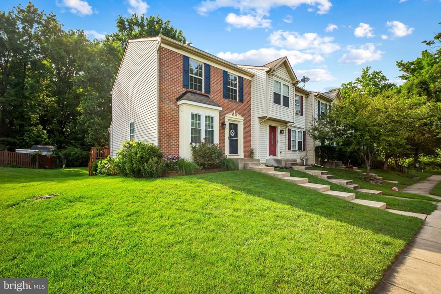 This brick front end of group home is conveniently located in the New Haven Woods Community on a court. Low maintenance exterior with a deck and a shed for extra storage. The interior of the home features a bright, large open living room with new carpet and fresh paint. The spacious eat in kitchen also freshly painted makes entertaining a breeze . The upstairs offers vaulted ceilings, three bedrooms and two full baths including a full bath in the primary bedroom. Fully finished lower level offers a large family room area,  full bath  and additional storage.
