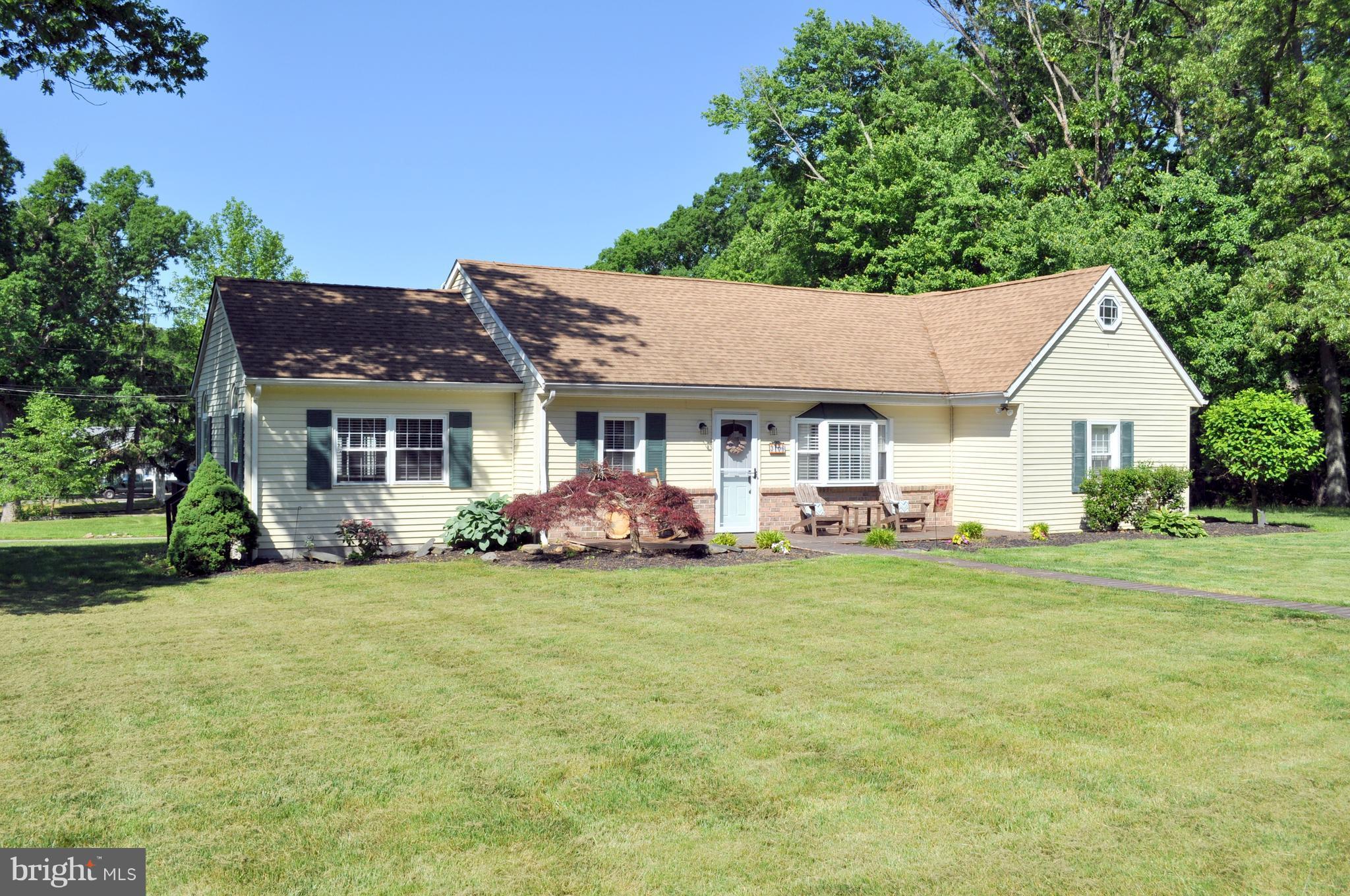 The best of both worlds: Away from the congestion on a secluded half acre lot, but only 2 miles from Wegmans, great shopping, and quick access to 95, 24, and 543. A well maintained home with ample natural light. Solar panel lease transfers to buyer. Enjoy the comfortable living spaces, recent deck, and family room with cathedral ceiling and pellet stove. Don't delay, schedule a showing today!