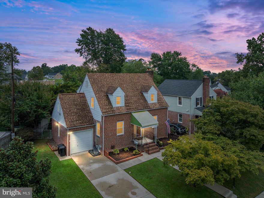Looking for a home that combines timeless elegance with modern potential? Step into a piece of Baltimore history with this enchanting brick  colonial, perfectly situated on a generous lot in the peaceful Kensington neighborhood. 
From the timeless curb appeal of its rich, classic brick exterior to the tranquil ambiance within, this 3 bedroom, 2 bathroom home welcomes you with open arms. Spanning 1,209 finished square feet, this well-maintained residence features a thoughtful layout, maximizing both intimacy and usability. 
The main level is anchored by a sun-drenched living area featuring a beautiful wood-burning fireplace, set within a stately brick surround—the perfect focal point for cozy evenings. Many, many updates in this home: refrigerator/microwave/stove 2023, upper bath 2023, ,  main floor remodeled in 2024, water  heater replaced 2025, roof 10 years young, 
The upper level has generous sized bedrooms, all with wood floors and all the natural light you could hope for.  Downstairs, the newly finished basement  (9/2025) with fresh paint and carpet offers vast potential for a family room, office, guest room or whatever your needs may be. 
Enjoy a true slice of suburban life with a large, private lot spanning over 7,400 square feet—ideal for gardening, entertaining, or simply relaxing outdoors. The convenience of an attached brick garage provides security and protection from the elements. This location offers the best of both worlds: a peaceful, established residential street with quick and easy access to major commuter routes, downtown Baltimore amenities, and the desirable surrounding areas of Catonsville and Woodlawn.
This gem is a rare find—a solid, character-rich brick home ready for its next chapter. Don't miss the opportunity call this house your home!