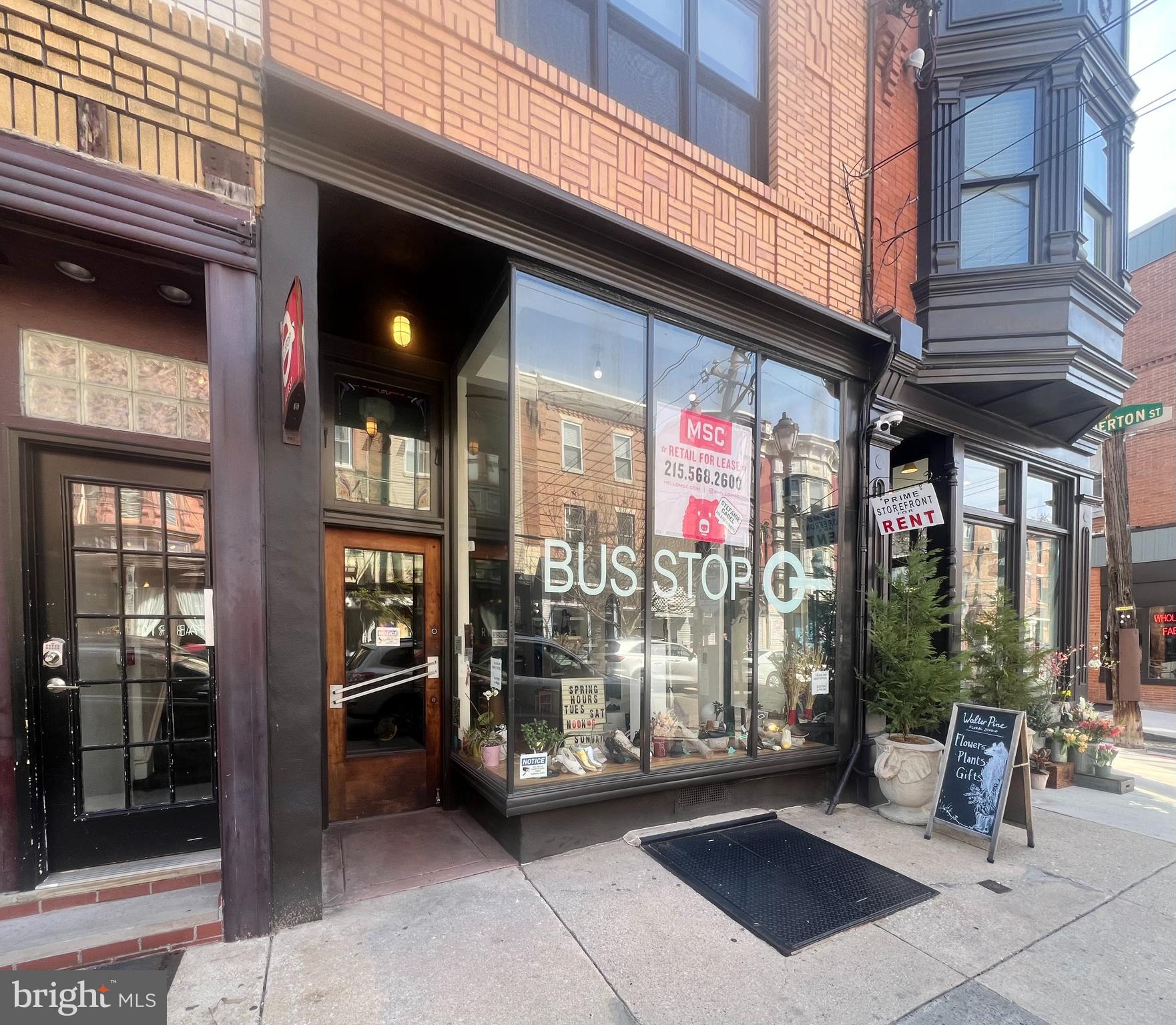 Turnkey retail space with large storefront and ample storage for lease on historic Fabric Row.
Available August 2025.
Triple net lease.