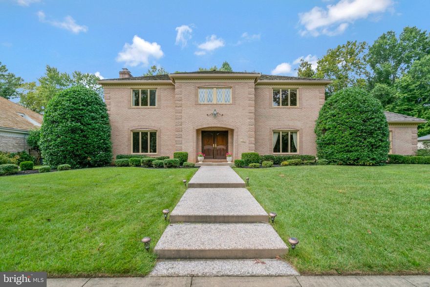 ***Owners have decided to review any offers, on Wednesday, September 27th at 12:00 pm.*** Spacious Evermay home awaits you! This custom built all brick colonial is in the coveted and rarely available Evermay/Dunaway Racquet Club neighborhood. This stately original owner built home has a desirable sideloading extra-large 2 car garage and backs to parkland creating a private and tranquil oasis. Main level has a grand two-story elegant foyer with custom marble floor and wide formal staircase opening to a large living room and dining room. Additionally, the main floor has 10-foot ceilings and includes a family room with custom wood built-ins, oak hardwood floors throughout and exquisite blue tile in freshly painted kitchen. Parquet hardwoods adorn the formal library with dry bar. Library can easily be converted into a secondary bedroom with existing full bath adjacent. Upper-level features four generous sized bedrooms, with three full baths, a cedar closet, and large unfinished walk-in attic space. Rear rooms have gorgeous views of greenery as well as recently redone rectangular pool and natural gas heater and professionally maintained grounds. Lower level includes large recreation room with wood burning fireplace, wet bar and full bath, laundry room, additional bonus room, as well as an unfinished area perfect for a future dry sauna. Covered outdoor patio by pool area is ideal for al fresco dining. The nearby tennis courts are exclusively for Dunaway Racquet Club Residents. This highly sought after section of Evermay sits in the Langley High School, Cooper Middle and Franklin Sherman Elementary pyramid. Unbeatable location with a private path to Clemyjontri Park, walkable to Potomac School, and just minutes to Washington D.C, Tysons Corner, I-495, I-66, George Washington Parkway and the Dulles Toll Road. A rare Evermay gem!