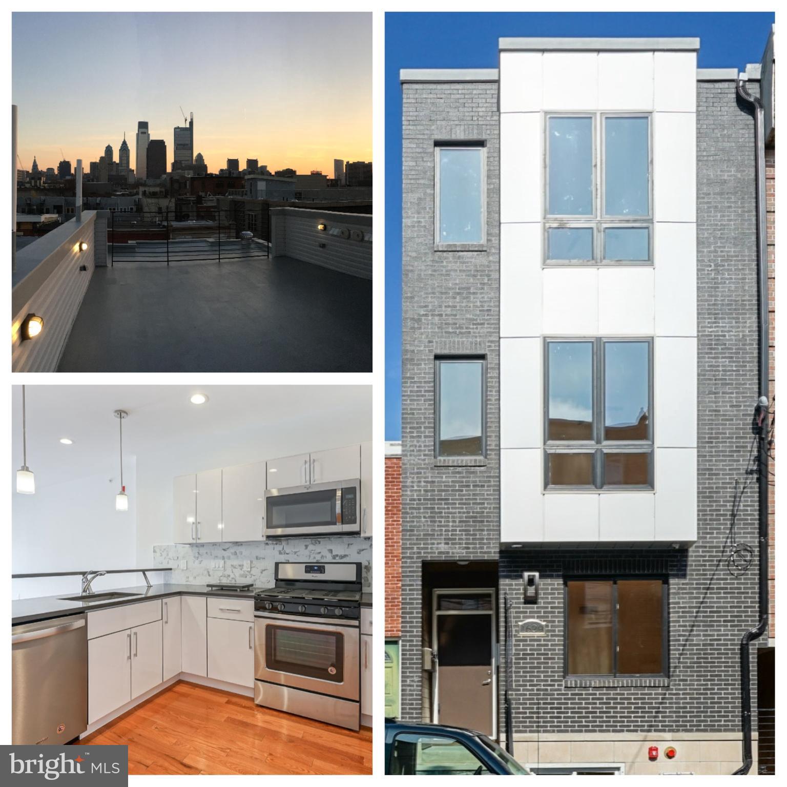 This bright and beautiful fully-occupied triplex has 3 luxury apartments - 1 on each floor. The property was originally designed and constructed by an experienced builder with the intent of selling them as luxury condo units, so the finishes and quality of construction exceeds most multifamily properties in the area. Each unit features central AC, in-unit laundry, gas cooking, dishwasher, and large bedrooms with full closets. The units have open concept floorplans with the ultra modern kitchens and breakfast bars overlooking the large living room/dining room areas. The units also feature video intercoms connected to the camera at the building's front door. The first floor unit(#1) has a private outdoor patio, perfect for pet owners. The top floor unit(#3) has a fiberglass roof deck that spans the entire footprint of the building and has unobstructed 360-degree views! The roof deck was just recently recoated and repainted. The property is located in the heart of the rapidly developing/appreciating Francisville neighborhood and just one block from the corridor of restaurants/coffee shops/retail that Fairmount Avenue has to offer. The location has a WalkScore of 90 and is conveniently located < 3 blocks away from the Broad Street Line and Indego Bike station. The units all have long-term tenants paying market rents - a full rent roll is available in the 'documents' tab of the MLS listing. The leases all have built-in rent increases at renewal, additional pet rents, and monthly water/sewer fees paid by the tenants. Oh, and 3+ years remaining on the TAX ABATEMENT!