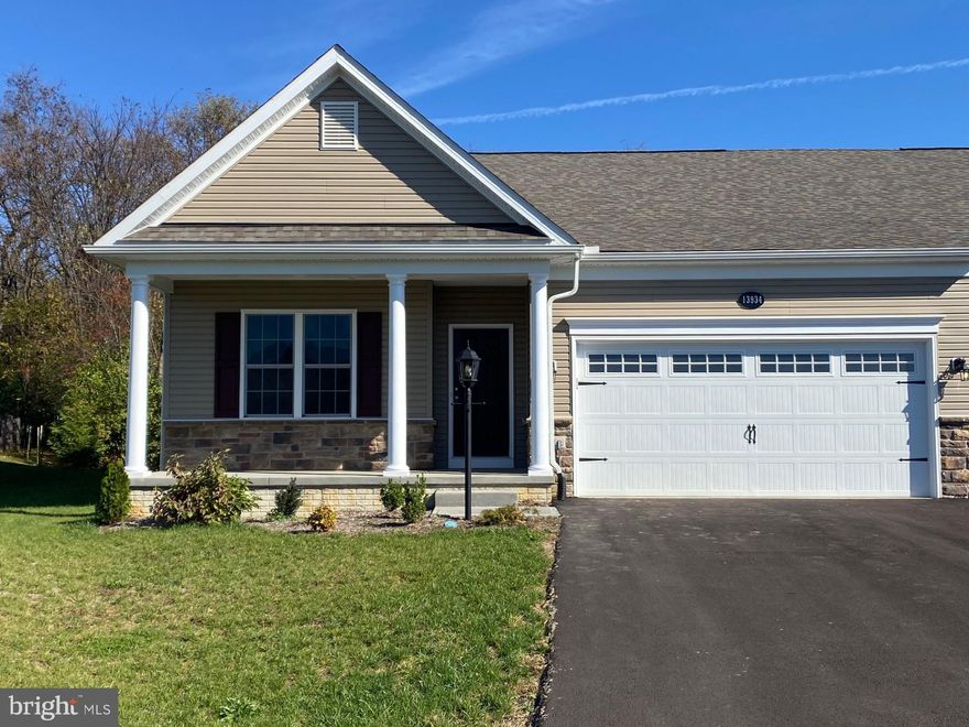 HUGE REDUCTION FOR THIS FEBRUARY SPECIAL, COMPLETED AND READY TO MOVE INTO.  This Custom Build Admar Home is situated in the active 55 community of Freedom Hills. The Calvert model offer, 2 bedroom 2 bath situated all on the main level and includes a unfinished basement, insulated and ready to be improved.  Quality living on the Main level with an upgraded kitchen and flooring. This home offers a wonderful extended front porch.  No Hoa or City taxes. Builder warranty included and within minutes of shopping, medical and the Interstates
BUILDER IS OFFERING A $10,000 SELLER ASSIST HELP ON THE THE PURCHASE OF THIS PROPERTY.
Days on market reflect start of build date.