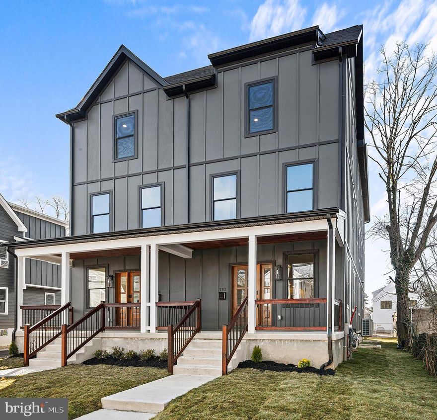 Enjoy the perfect blend of modern living and everyday convenience at 703 Preston Avenue. Located in the highly sought-after Haverford School District and just minutes from the Haverford Train Station, this brand-new home offers easy access to the city while providing the comfort and charm of suburban living. Thoughtfully designed from top to bottom, this newly constructed residence features a bright, open layout with soaring ceilings, hardwood floors, and abundant natural light throughout. The spacious main living area flows seamlessly into the stunning kitchen, creating an ideal space for both everyday living and entertaining. The chef’s kitchen is beautifully appointed with generous white cabinetry, sleek countertops, stainless steel appliances, a gas range, and a large center island — perfect for gathering while meals are prepared. Just beyond the kitchen, a convenient powder room and mudroom lead to the outdoor space. One of the home’s most desirable features is the rear garage, offering off-street parking and direct access to the home — a rare and valuable amenity in this area. Upstairs, the luxurious primary suite is a peaceful retreat, featuring a spacious bedroom, custom walk-in closet, and a spa-inspired ensuite bathroom with dual vanities, a soaking tub, and an oversized shower. The laundry room, a full bathroom and an additional bedroom complete this level, providing flexibility for family, guests, or a home office. The next level offers even more living space with a family room and two additional bedrooms, each with a walk-in closet, plus a hall bathroom. A finished lower level expands your options further, perfect for a media room, playroom, or gym, along with extra storage. A full bathroom rounds out this floor.  Ideally situated near local shops, restaurants, parks, and the scenic Haverford College walking trails, this exceptional new construction home combines modern comfort, thoughtful design, and a prime location that truly has it all.