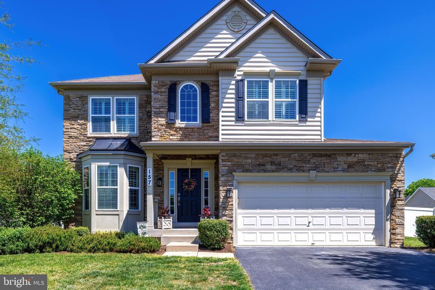 An incredible 4-bedroom, 2.5 bathroom home awaits in the sought-after North Brook Community. This home is a stunner, with gleaming wide plank wood flooring and beautiful plantation shutters adorning every window. The main level boasts a gourmet kitchen with newly refinished cabinets, granite countertops and island, stainless steel appliances, and a gas cooktop. The kitchen seamlessly flows into the family room, complete with a cozy gas fireplace - the perfect spot to unwind. Entertaining is a breeze with the large formal dining room and inviting living room, both featuring tray ceilings and lots of natural light. Upstairs, the freshly painted primary suite offers a spacious en suite with dual sinks, a soaking tub, a glass shower, and an extra-large walk-in closet. Three additional bedrooms, another full bathroom, and the laundry room complete the upper level. The large, unfinished basement provides ample space for your personal touch, complete with a bathroom rough-in. Outside, the fully fenced backyard boasts a beautiful paver patio - an ideal spot for relaxation. The North Brook Community offers a Tot Lot, Soccer Field, Pavilion, and Walking Trails, while being just a quick drive to Historic Centreville, the Centreville Wharf & Public Landing, and various parks and restaurants. And with just a short 25-minute drive to the Bay Bridge, this home presents an unmissable opportunity. Open House Sat. 5/4, Noon-2p & Sun. 5/5, 10a-Noon