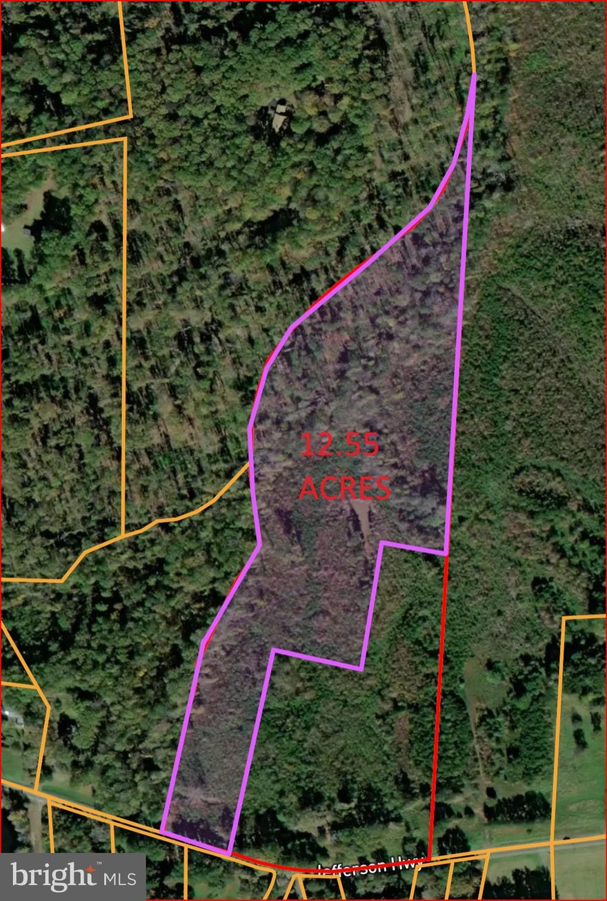 12.55 Acres of wooded privacy in Louisa right on Jefferson Highway!!  Rolling topography and multiple building sites as well as conventional septic and great location make this parcel ideal for those seeking to build a home (stick built, manufactured or modular take your pick!) or keep for recreational use.  Right down the street from MacQueen's grocery, 10 minutes to Montpelier Food Lion.  Less than 30 minutes to Short Pump!