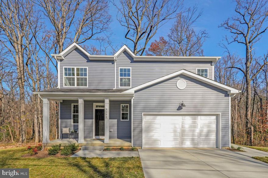 Newly completed home by Arundel Station Homes.  Located in Auth Village is just 5 miles from Andrews Air Force Base.    Purchase now and close by year end to received a Builder Incentive.   The Barber is a 5 bedroom 3.5 Bath new construction home in this wonderful existing community.   The lot backs to woods and undeveloped land.  Owners Bedroom includes walk in closet, tray ceiling and Ensuite bathroom with Spa like shower.  2nd floor includes 3 additional bedrooms, Hall full bathroom, linen closet and laundry.  Also includes a fully finished basement with bedroom, full bathroom and Rec Room.   Front porch and 2 car garage provide curb apeal that is best of the block.  Home qualifies for Low Down Payment Program, see attached flyer.