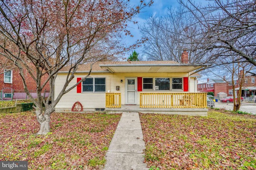 Fall in love with this charming 2-bedroom, 1-bathroom single family home nestled in the heart of Dundalk.  The welcoming covered front porch leads into a newly updated spacious living area with an open floor plan, large windows and  new vinyl flooring . The kitchen is complete with granite counters, an island, stainless appliances, a pantry and stackable washer/dryer. The main level offers 2 bedrooms and a newly renovated bathroom w/tub shower.  The unfinished lower level has plenty of space for storage.  There is a large rear yard perfect for outdoor entertaining .  A 2 car parking pad is located in the rear of the home and ample on street parking is available.  Conveniently located near shopping, restaurants, 695 and I95.  SCHEDULE YOUR TOUR TODAY!!***TENANT TO VERIFY SCHOOLS***