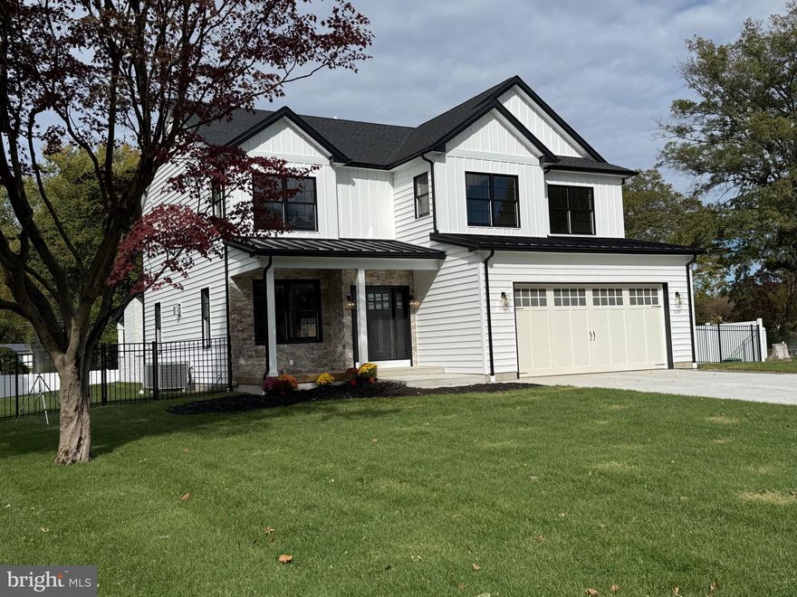 HOUSE IS NOT BUILT YET.   CONSTRUCTION TO BE COMPLETED BY THE END OF 2025.  PHOTOS ARE FROM THE SAME MODLE THAT WAS BUILT IN LANGHORNE PA.   Look no further!! This brand new home is over 3800 sq ft and sits on a 1/2  acre lot in the Council Rock  school district.  This home was designed to meet every need for you and your family!  An over sized concrete driveway leads to the 18'x8' garage doors with  remotes and garage camera ,  11' ceilings, and recessed lights. Covered front porch with decorative glass door and new landscape.  As you walk through the front door, the first thing you notice is the 3/4 Bruce hardwood flooring that runs through the entire first and second floors.  A formal dining room is immediately to your left featuring 9' ceilings, crystal chandelier, and crown moldings.  Walk into the main living space- the kitchen is on your right.  White shaker cabinets with 42" tall wall cabinets,  36" Frigidaire galley six burner stove with built-in air fryer,  hoodsly custom built range hood with Tradewinds 36" insert,  counter depth refrigerator,  Frigidaire galley dishwasher and under cabinet microwave.  The large island features the kitchen sink facing towards the living room and enough space to easily fit 7 stools for family and guests.  Just off of the kitchen there is a large butler's pantry with shelving.  There is a  propane fireplace with remote control, and recessed lighting throughout the main floor.  As you go from the kitchen towards the rear of the home, the sliding glass doors lead out onto a 10'x42' elevated deck with composite decking, black aluminum railings and amazing views of your back yard.  There is a powder room located on the first floor, as well as an additional closet for more storage. On the  second floor, the common bathroom is set up as a "Hollywood bathroom". The tiled tub, with built-in tiled shelving, and toilet are separate from the 72" vanity area.  The master bedroom features crown molding, recessed lighting, ceiling fan and his and her closets.  Each closet has wrap around shelving, recessed lights, and heating and air condition as well.  The master bath has a custom Carrara marble shower with three port multivalve to control the main shower head, rain head and wand, built-in shelving, and a corner seat with frameless shower glass doors.  His and her vanities separated by a 60" soaking tub.  The three spacious  bedrooms all feature ceiling fans and walk-in closets. There is a walk-in second floor laundry room with a  washer, dryer, and cabinetry.   Oak railings with wrought iron spindles stained to match the floors.  Walking into the finished basement, there is vinyl waterproof flooring through out, open floor plan, and recessed lighting. The basement also has a power room and walk-in utility room.  Large windows and a sliding glass door lead out to a small patio under the main deck and into the large back yard.  Privacy fencing is installed around the outer portion of the property.  Other features of this home are the two HVAC systems controlled with nest wireless thermostats, rheem 199,999 btu instant water heater, timberline shingles and Anderson windows.  1  year builders warranty is included. Taxes are assessed to the vacant lot not the new construction , please call Bucks County Board of Assessments for questions with taxes.