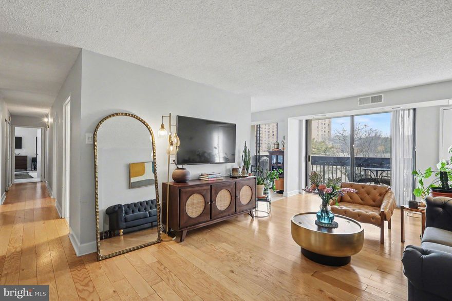 Located in Alexandria’s Landmark district, this rare 3-bedroom condo perfectly balances modern style and everyday convenience. Step inside to find warm hardwood floors flowing through most of the space, with two cozy, carpeted bedrooms and a third bedroom currently reimagined as a spacious walk-in closet—a dream for fashion lovers or anyone needing extra storage.

The primary suite is your personal retreat, featuring a beautifully updated ensuite bathroom. The smart layout includes in-unit laundry, plenty of closet space, a private balcony and a breakfast nook—perfect for morning coffee or unwinding at sunset. Plus, there’s a separate storage unit to keep things tidy. Assigned underground parking adds the to convenience of this property.

Resort-style amenities elevate daily living here, with a sparkling pool, tennis courts, a gym, and a clubhouse for gatherings, all backed by 24-hour concierge service. Even better, your utilities are included, ensuring peace of mind and simplified living. And when you’re ready to find your zen, the beautifully designed on-site garden provides a tranquil escape from the hustle and bustle.

Public transit is right outside the property with Pentagon Metro station roughly 6 miles away. Downtown DC is an easy commute from the property making it super convenient.

More than just a home, this condo offers an exceptional lifestyle in a prime location. Don’t wait—opportunities like this are rare!